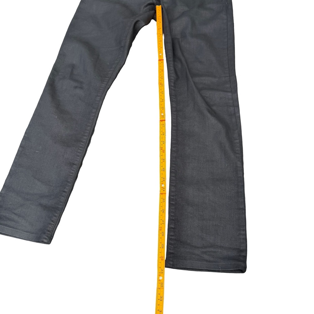 Saint Laurent D02 Waxed Oiled Slim Fit Jeans - Picture 6 of 10